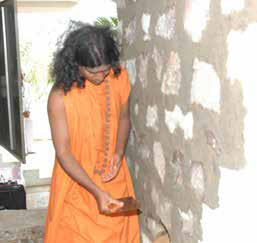 Installation of a Śri Yantra